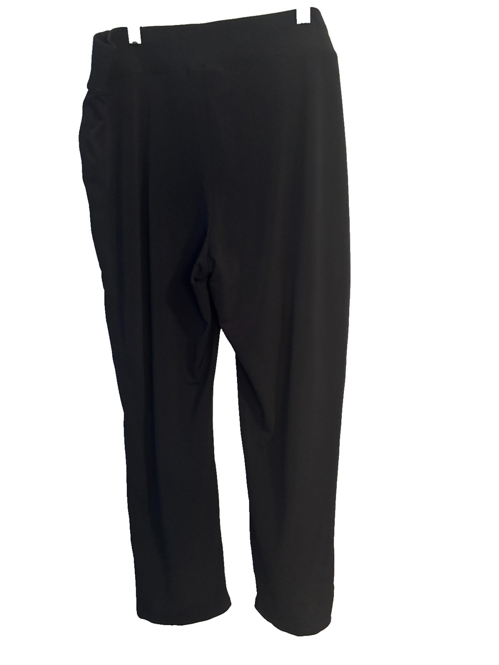 Liz Claiborne Women's PM Black Pull On Knit Pants Dress Slacks Petite Medium
